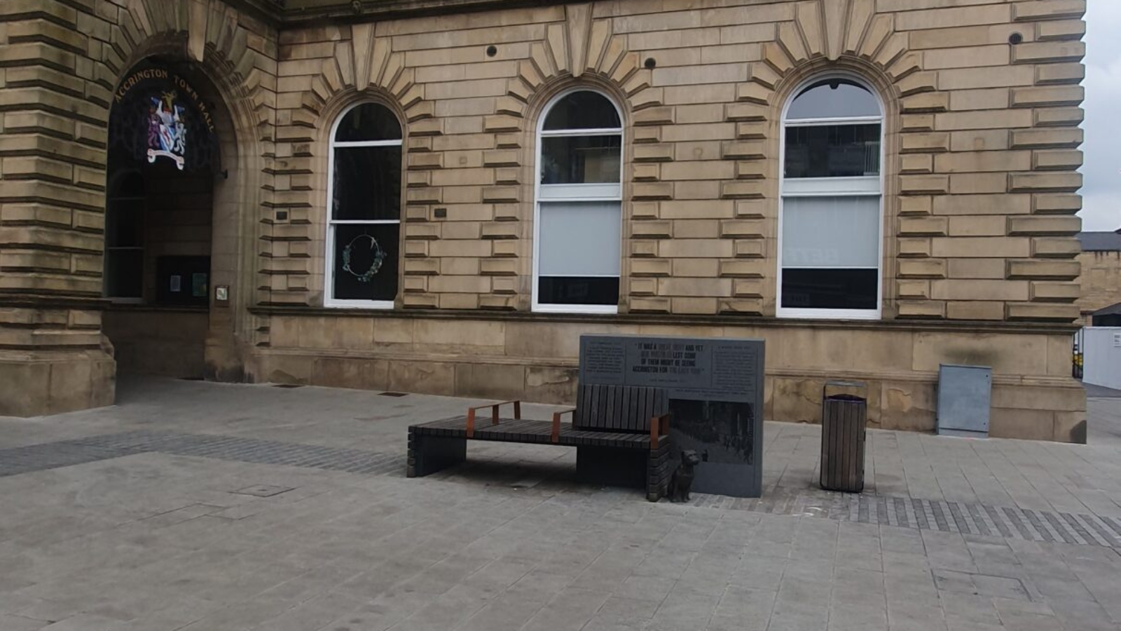 Side of Accrington Town Hall