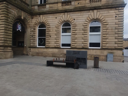 Side of Accrington Town Hall