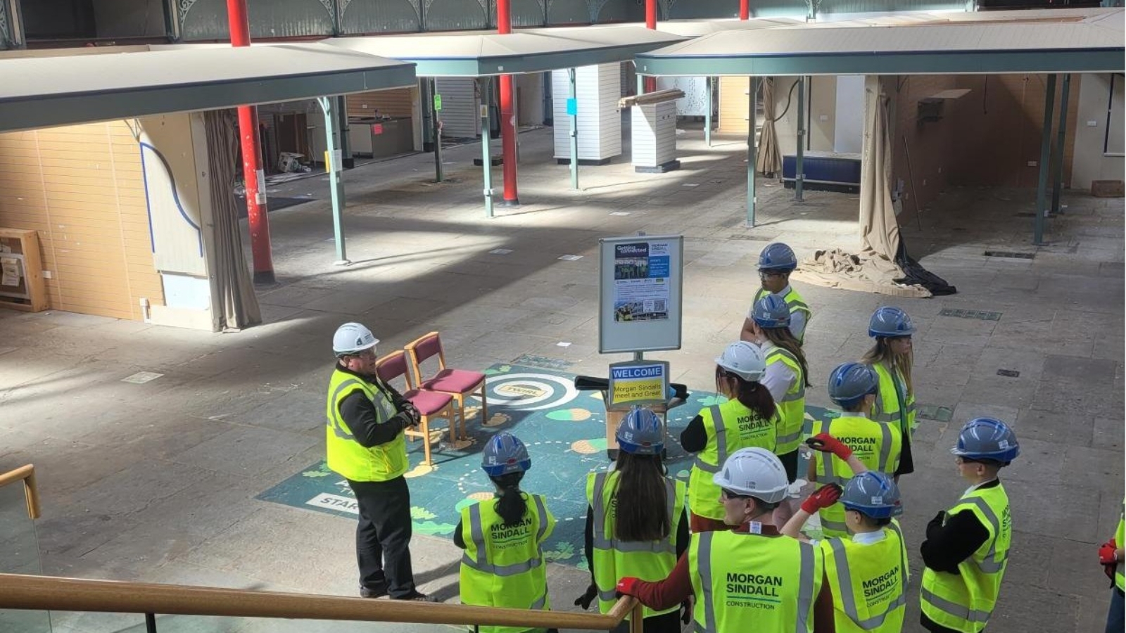 Inside Market Hall YP Consultation