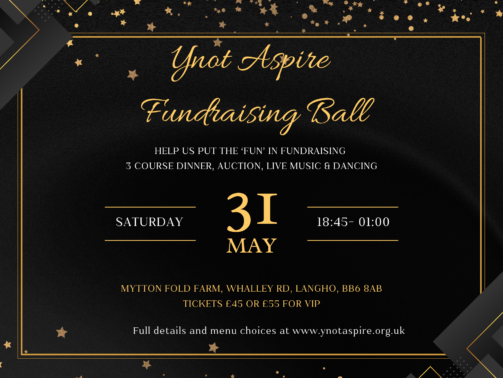Ynot Aspire Ball Invitation 2025